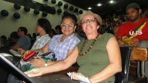 Esta reles blogueira e Sônia Lima, da Rede Mulher e Mídia