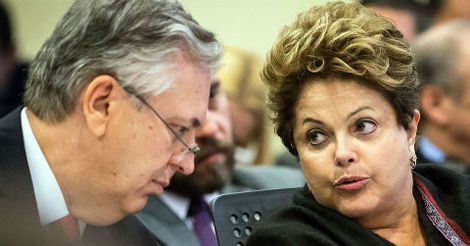 O chanceler Luiz Alberto Figueiredo e a presidenta Dilma Roussef: solução salomônica - Foto: AgBr/Carta Maior