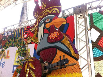 O Galo da Madrugada, maior bloco carnavalesco do mundo, também homenageia Antônio Nóbrega - Foto capturada na Internet