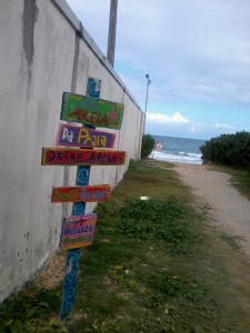 O caminho que leva ao mar de Merepe - Foto: J.Teixeira