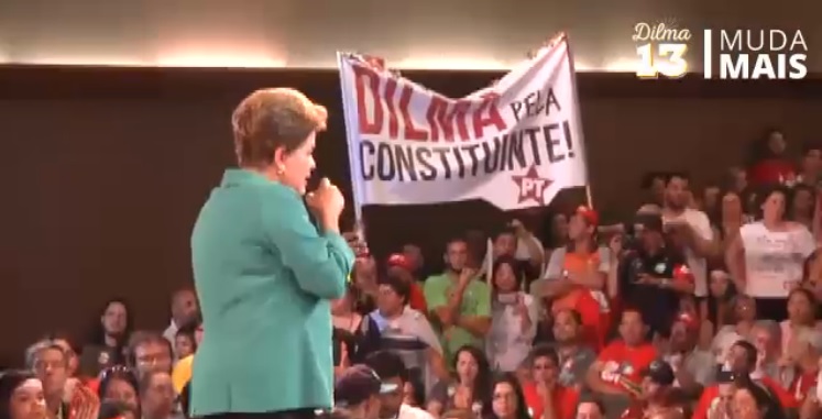 Dilma recebeu dos movimentos sociais o resultado do Plebiscito pela Constituinte Exclusiva 