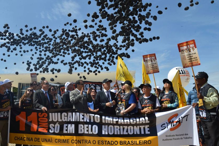 O protesto na Capital Federal - Foto: Antônio Cruz/Agência Brasil/Fotos Públicas