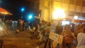 Rua do Bom Jesus, na entrada para a Praça do Arsenal