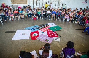 Plenária das Mulheres no 6º Encontro dos Movimentos Sociais - Foto: Lidyane Ponciano/CUTMG