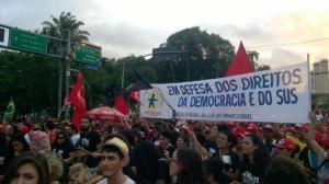 No Recife, da concentração ao ato final reinou a tranquilidade - Foto: MudaMais/Twitter