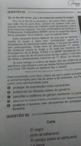 Enem Mulher-espanhol