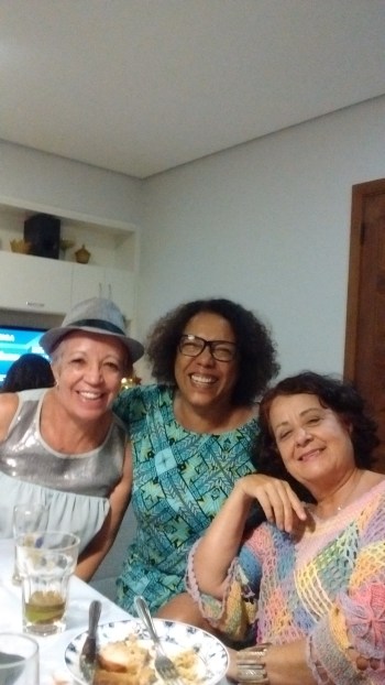 Euzinha, Eneida da Costa e Margareth Petersen - Foto: Hélder da Costa