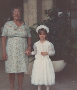 Com Carol, na formatura do pré, BH/1989