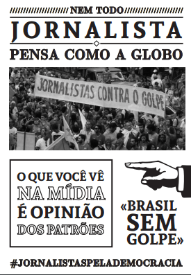 Lambe-lambe/panfleto criado pelo grupo #jornalistaspelademocracia em Pernambuco, para entender como funciona