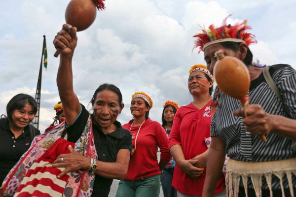 Povo Kaiowá-Guarani no MS luta pela demarcação de suas terras - Foto: Revista Brasileiros