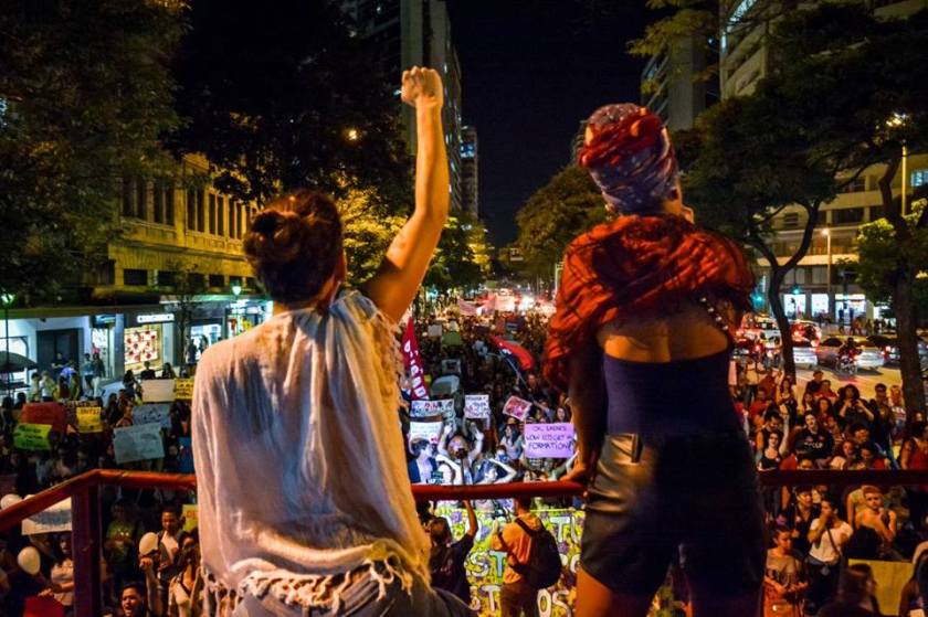 #PorTodasElas, mulheres lotam as ruas de Beagá - Foto: Maxwell Velasco/Jornalistas Livres