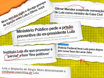 Imagem capturada no sítio do LULA