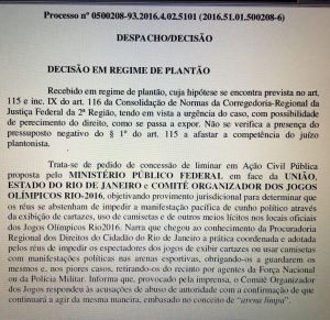 Decisão juidicial pro fora temer_o