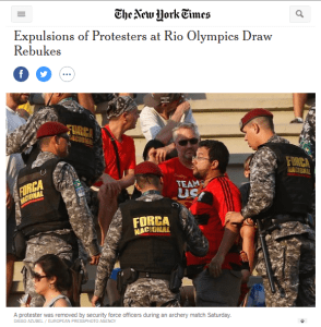 ForaTemer nos jogos_NYT