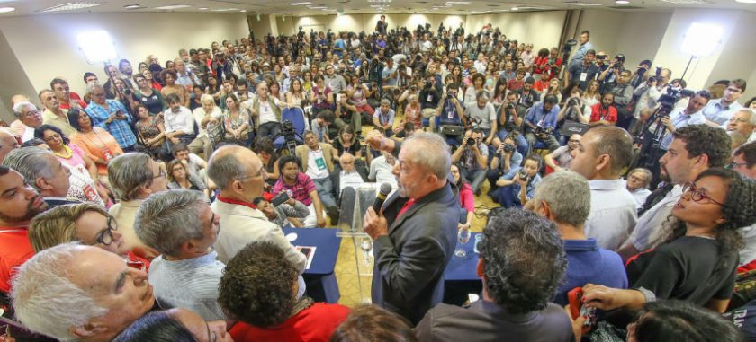 Ex-presidente Lula durante a coletiva em São Paulo - Foto: Ricardo Stuckert/Instituto Lula/Fotos Públicas