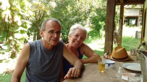 Em boa companhia. Clicados por Juliana Soares, nossa anfitriã - junto com Frederico Carvalho