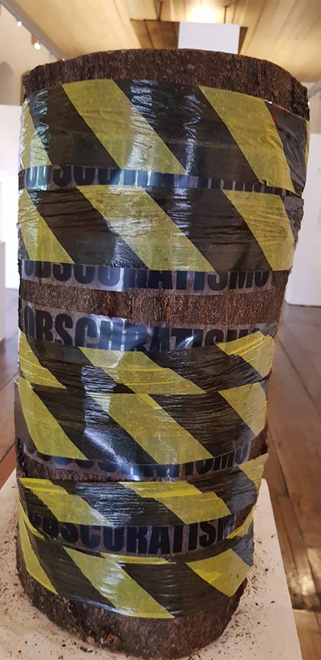 OBSCURANTISMO - tronco de árvore de poda - Carlos Barroso