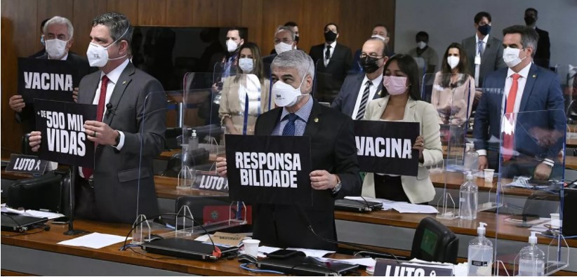 Senadores da CPI homenageiam mortos Covid - Edilson Rodrigues - Agência Senado