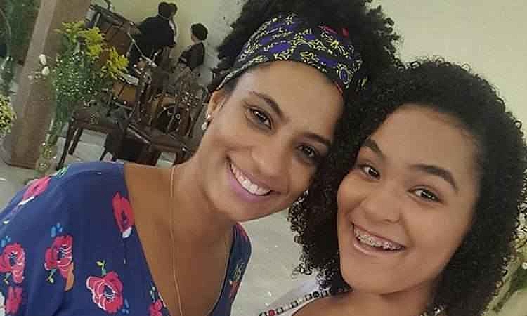Luyara Santos e a mãe -Arquivo Pessoal