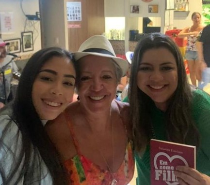 Com Micheloe e Larissa em For-2019