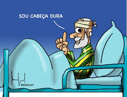 Lula cabeção - Miguel Paiva